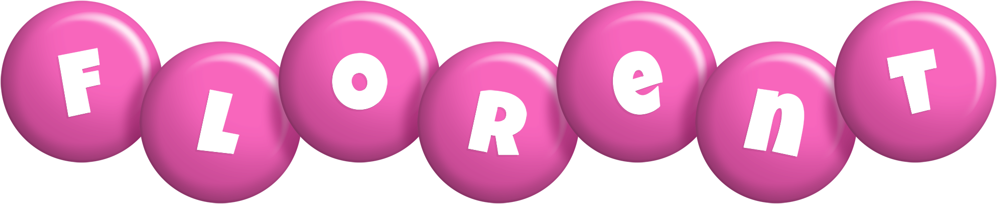 Florent candy-pink logo