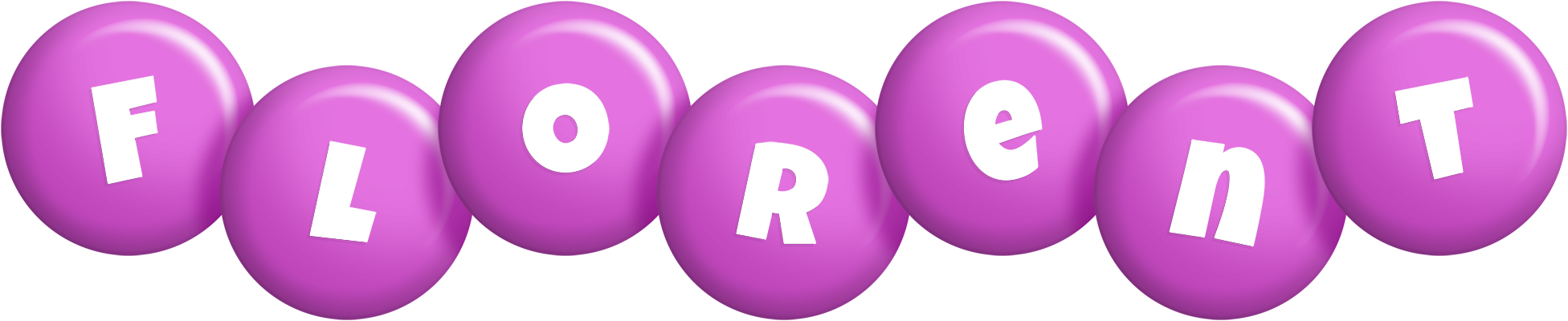 Florent candy-purple logo