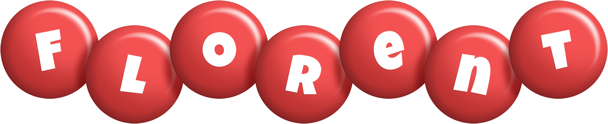 Florent candy-red logo