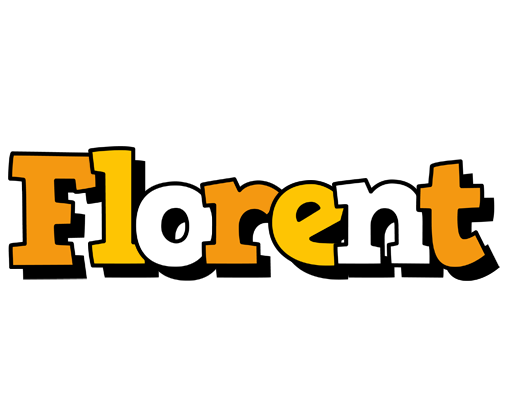 Florent cartoon logo