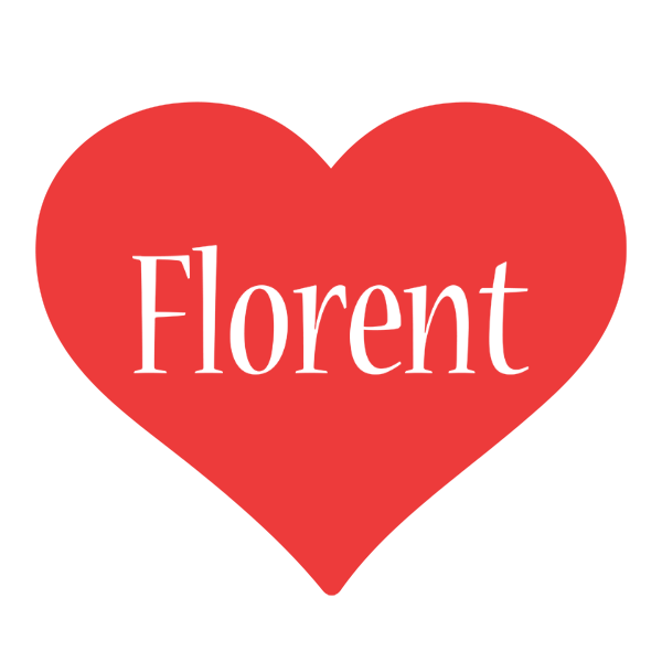 Florent love logo