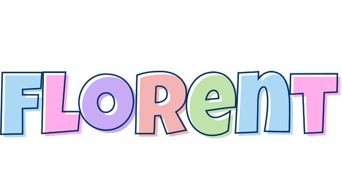 Florent pastel logo