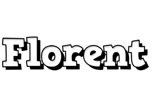 Florent snowing logo