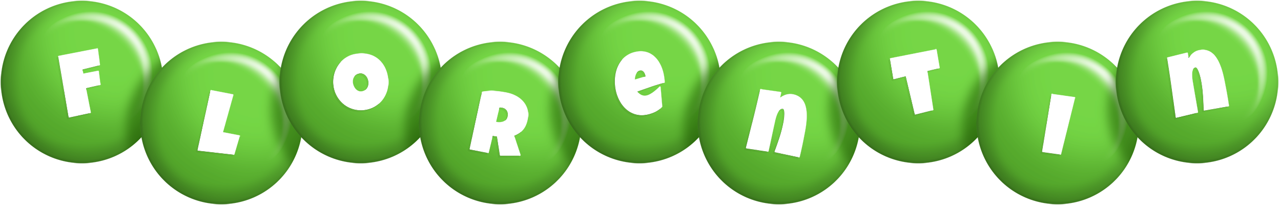 Florentin candy-green logo