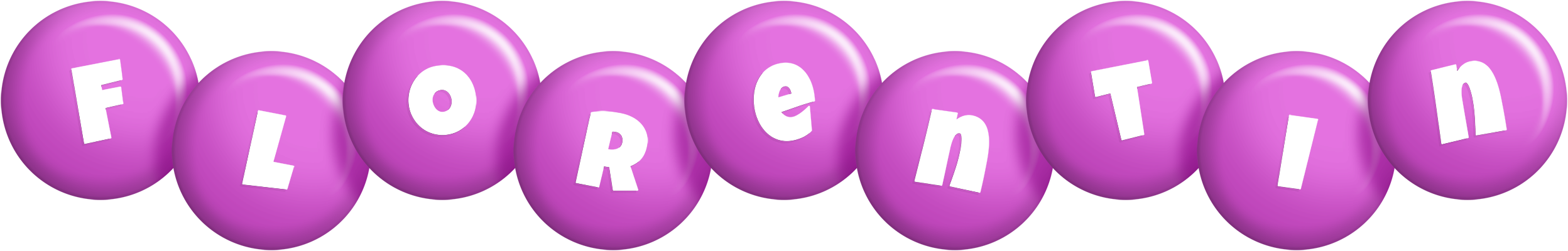 Florentin candy-purple logo