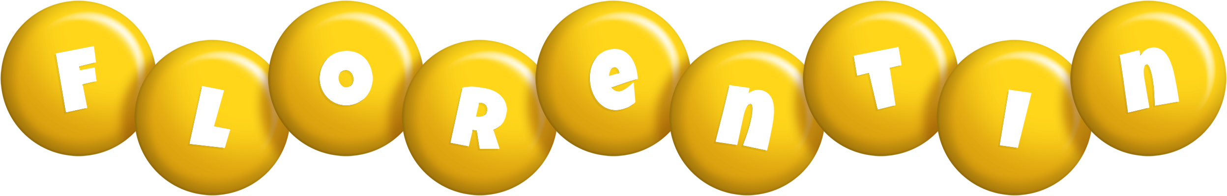 Florentin candy-yellow logo