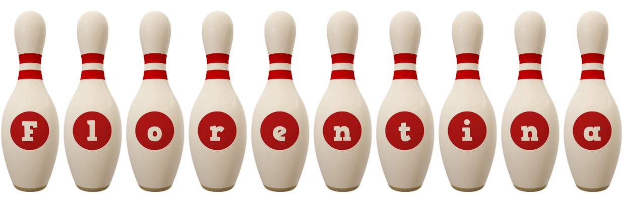 Florentina bowling-pin logo