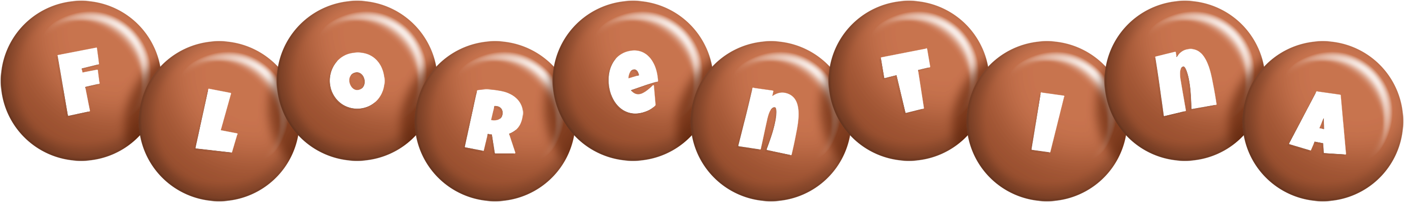 Florentina candy-brown logo