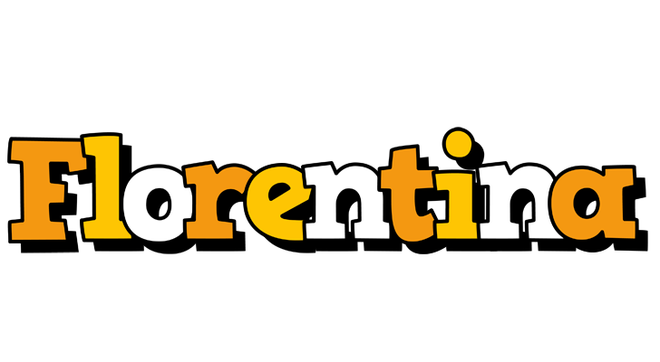 Florentina cartoon logo