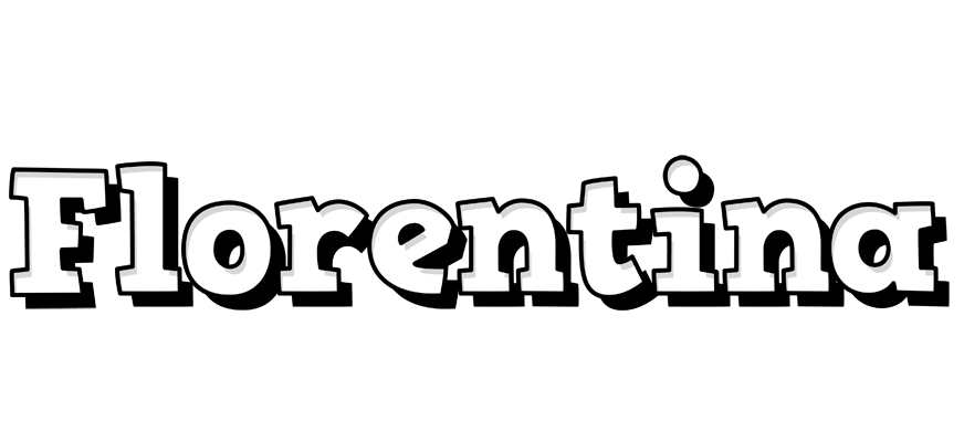Florentina snowing logo