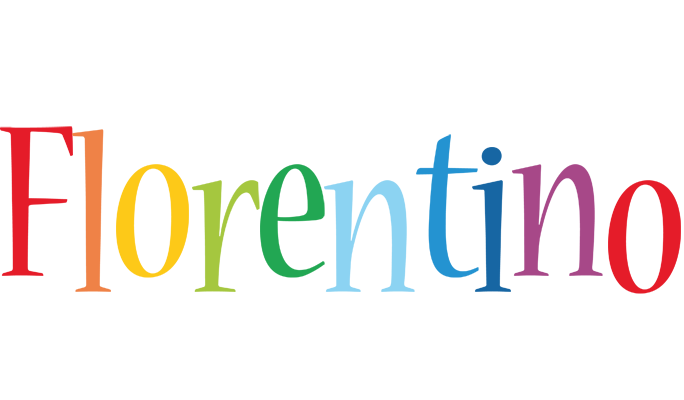 Florentino birthday logo