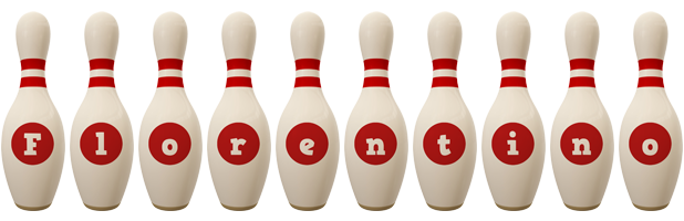 Florentino bowling-pin logo