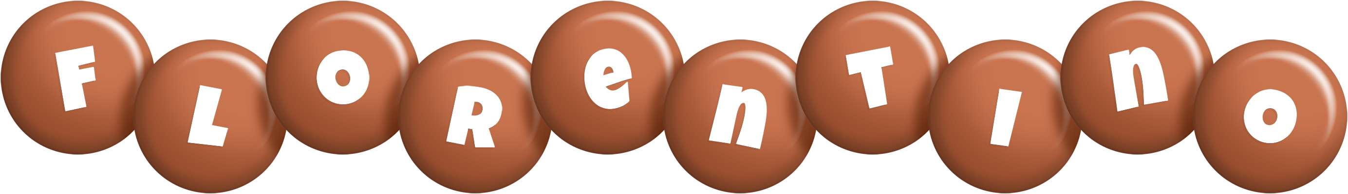 Florentino candy-brown logo
