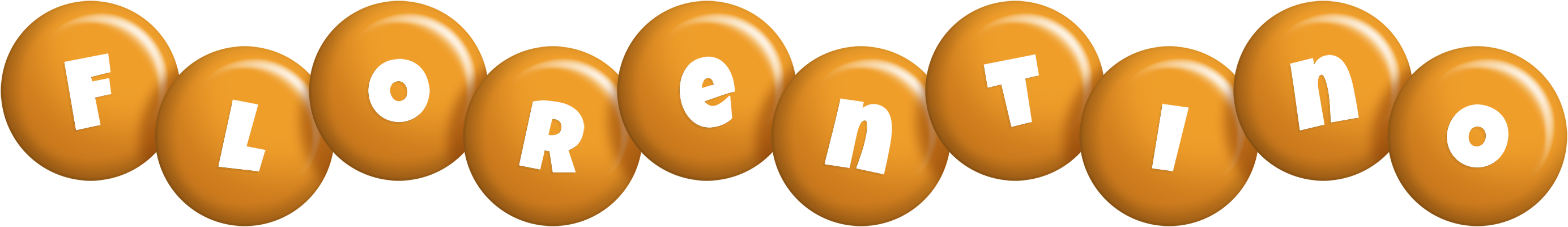 Florentino candy-orange logo