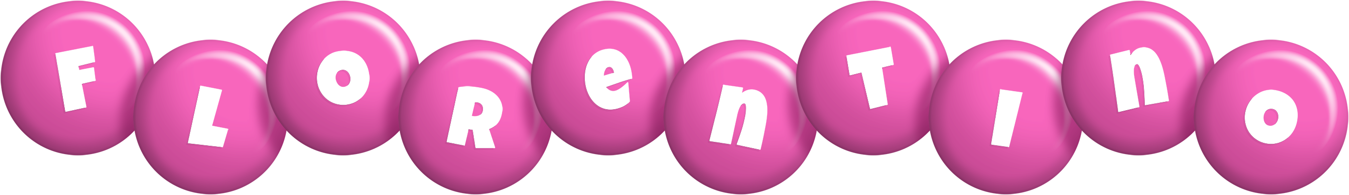 Florentino candy-pink logo