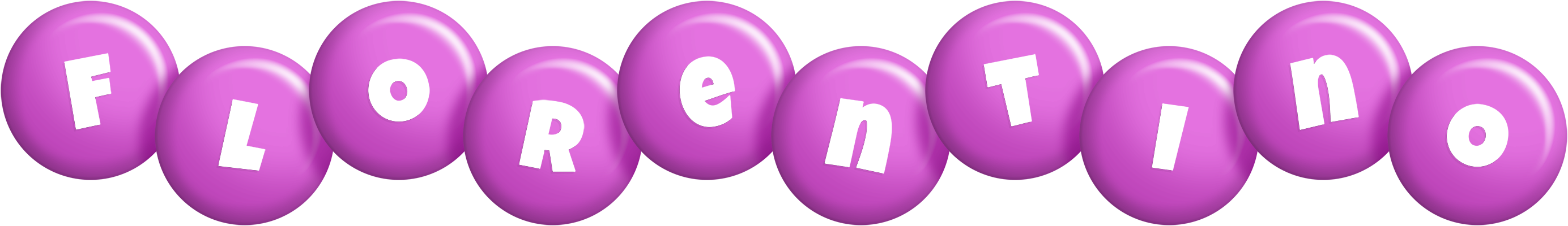Florentino candy-purple logo