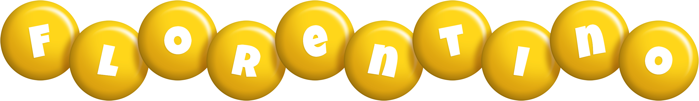 Florentino candy-yellow logo