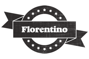 Florentino grunge logo