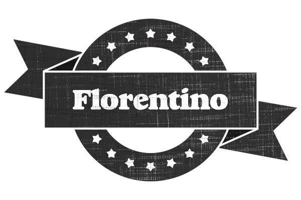 Florentino grunge logo