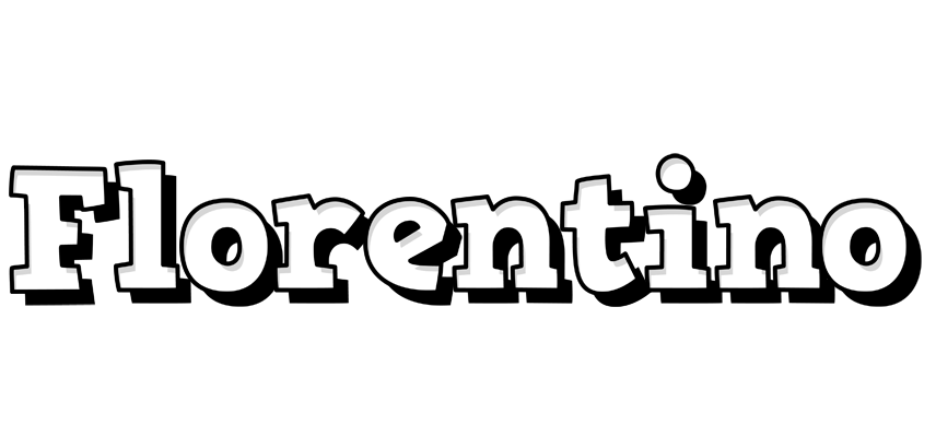 Florentino snowing logo