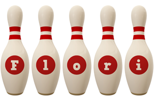 Flori bowling-pin logo