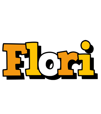 Flori cartoon logo