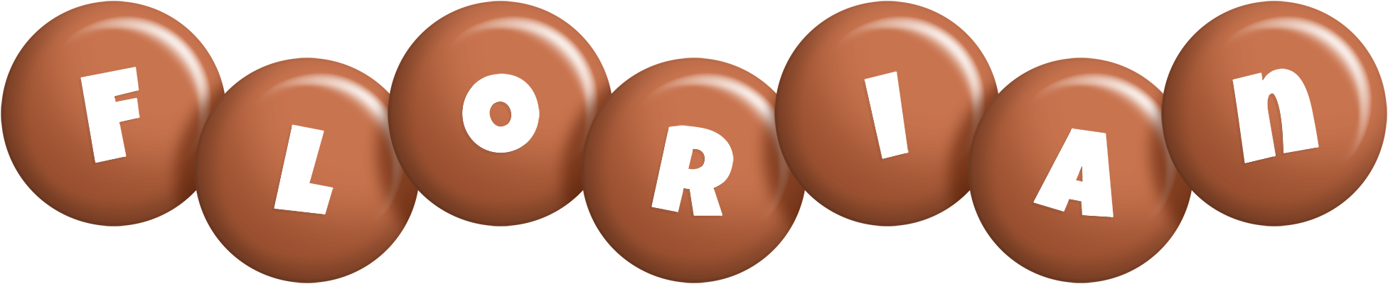 Florian candy-brown logo