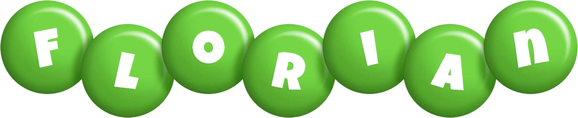 Florian candy-green logo