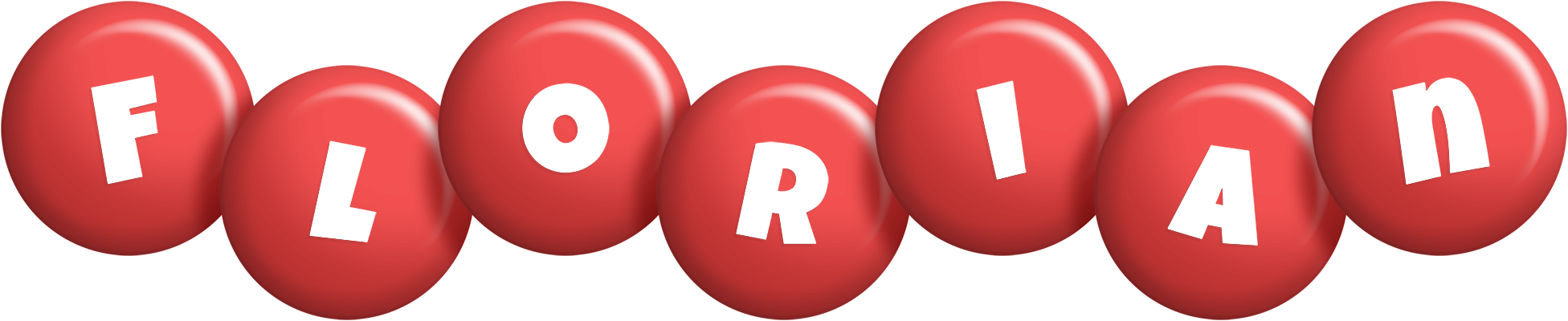 Florian candy-red logo