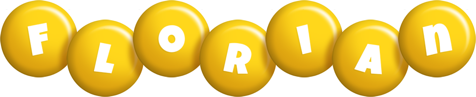 Florian candy-yellow logo
