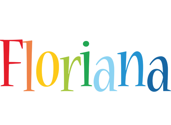 Floriana birthday logo