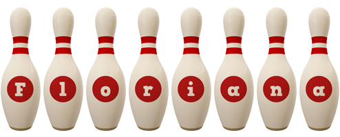 Floriana bowling-pin logo