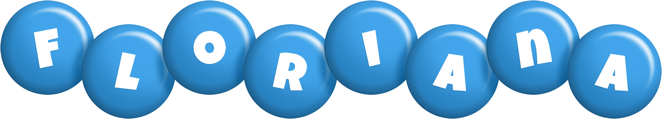Floriana candy-blue logo