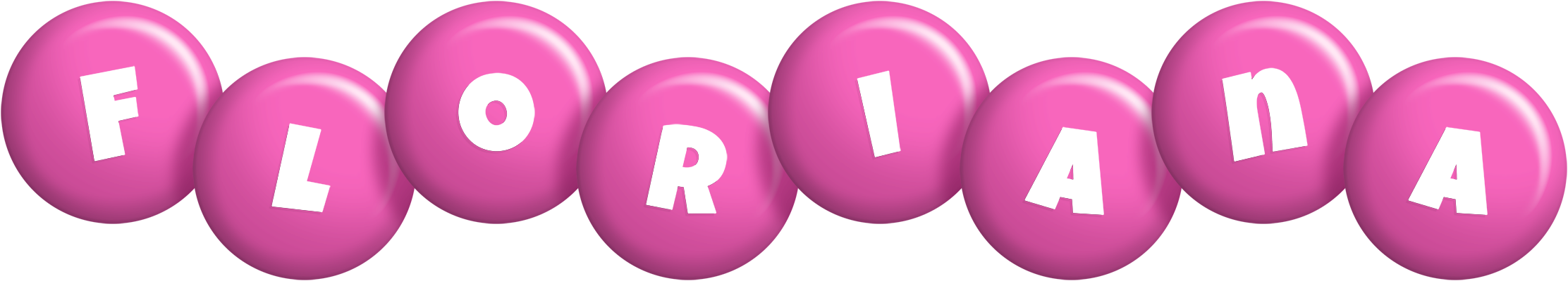 Floriana candy-pink logo