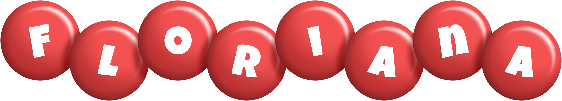 Floriana candy-red logo