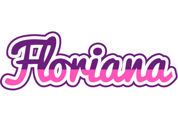 Floriana cheerful logo