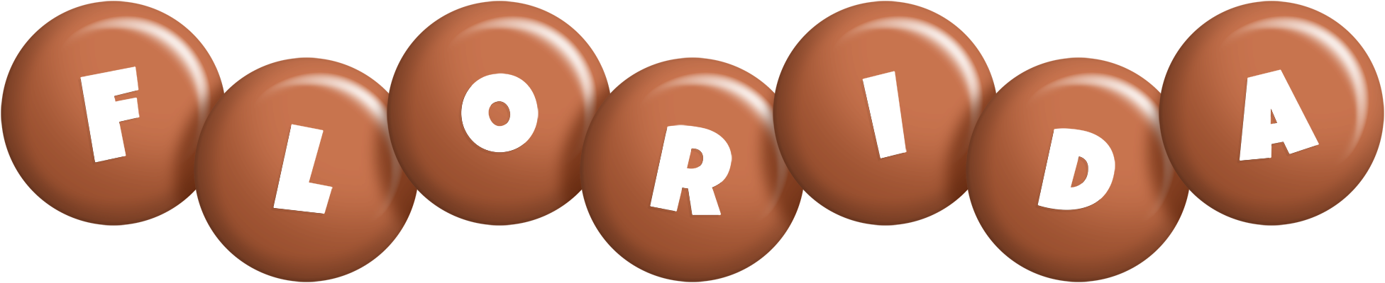 Florida candy-brown logo