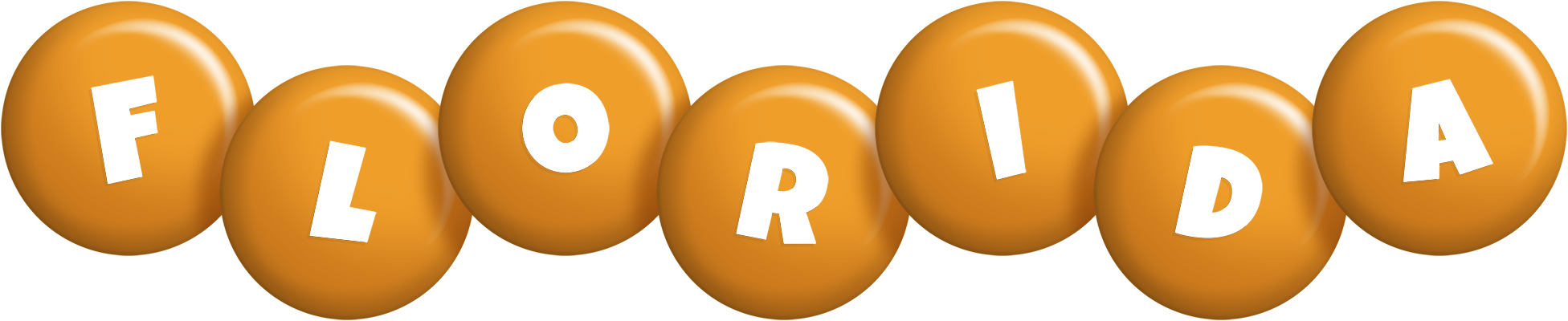 Florida candy-orange logo