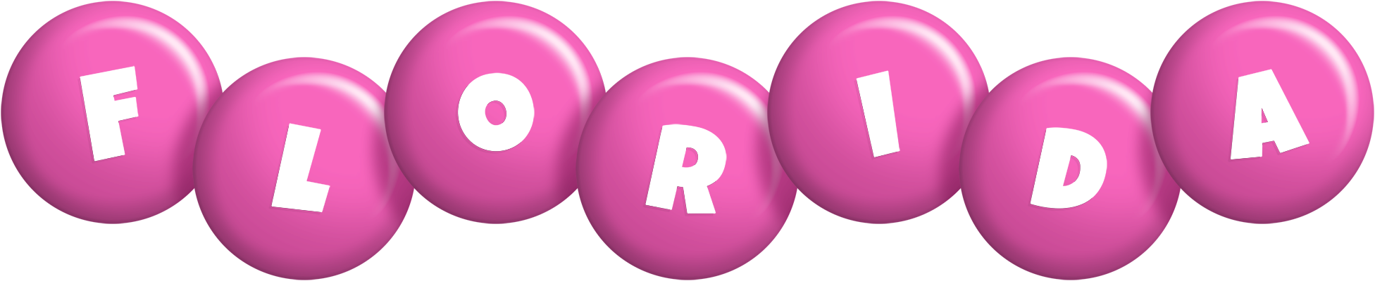 Florida candy-pink logo