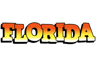 Florida sunset logo