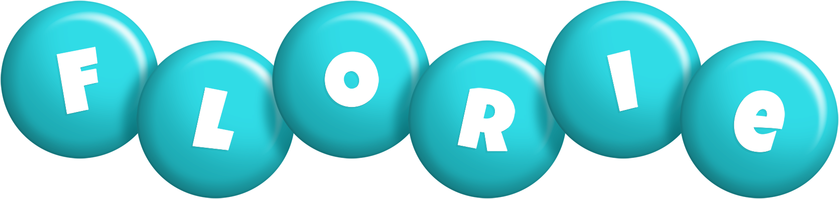 Florie candy-azur logo
