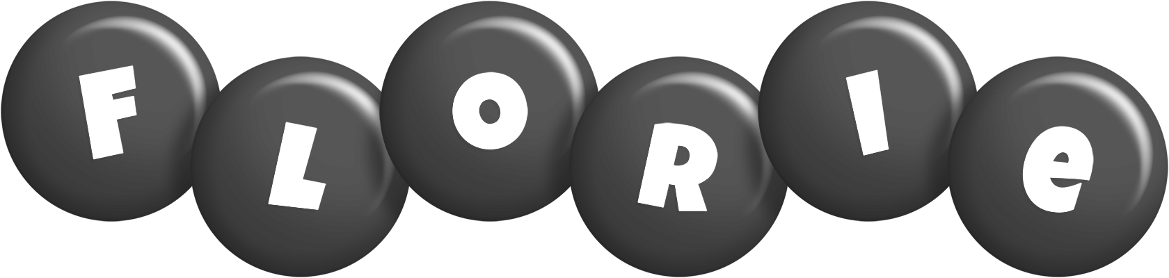 Florie candy-black logo