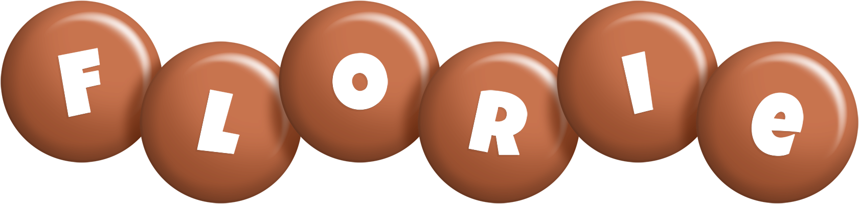 Florie candy-brown logo