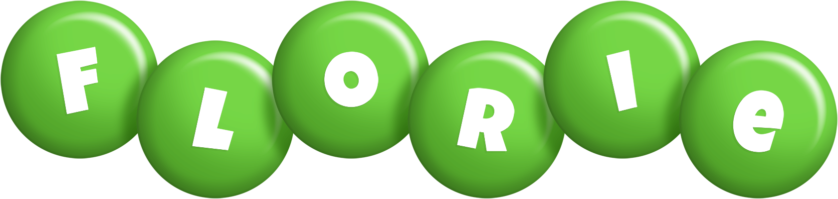 Florie candy-green logo