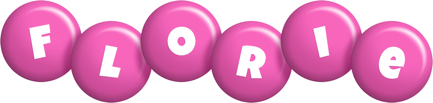 Florie candy-pink logo