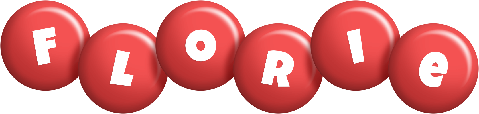 Florie candy-red logo