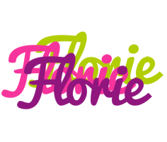 Florie flowers logo