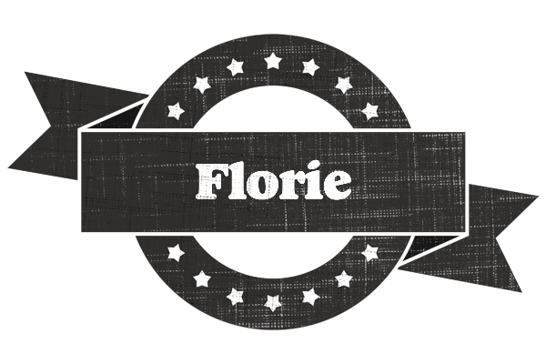 Florie grunge logo