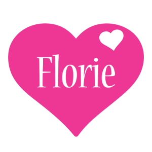 Florie love-heart logo