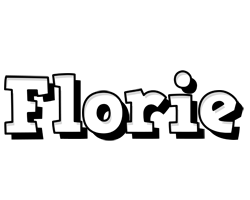 Florie snowing logo